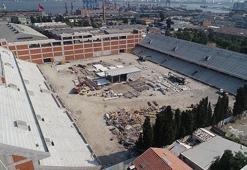 Alsancak Stadı'nda tribünler tamam