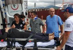 Saldırıya uğrayan 112 personelinden örnek davranış