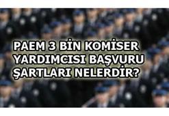 PAEM başvuru şartları nelerdir? (Komiser yardımcısı alımı)