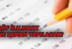 AÖF kayıtları ne zaman başlayacak? 2018 AÖF kayıt işlemleri