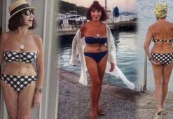89 yaşında bikinili paylaşım