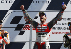 Moto Gp'nin San Marino ayağı Andrea Dovizioso'nun
