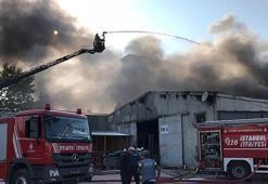 Tuzla'da Organize Sanayi Bölgesi'nde korkutan yangın