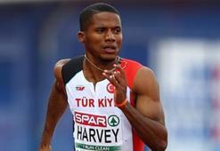 Erkekler 100 metrede Jak Ali Harvey, 4. oldu