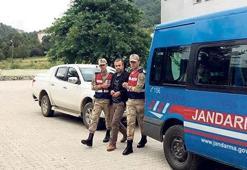 Yanlış eve gidince  yakayı ele verdi