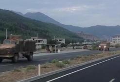 Hatay sınırına askeri sevkiyat sürüyor