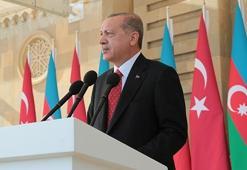 Cumhurbaşkanı Erdoğan Bakü'de! Ermenistan'a flaş mesaj