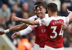 Mesut Özil, 200. maçını boş geçmedi