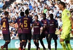 Barcelona'ya üç dakika yetti