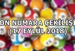 On Numara çekilişi sonuçları! (17 Eylül 2018)