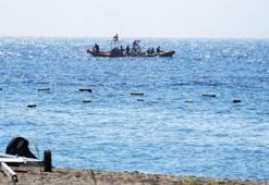 Bodrum’da kaçak  teknesi battı!