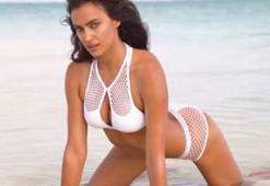 Irina Shayk formunu böyle koruyor