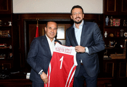 TBF Başkanı Hidayet Türkoğlu Adana'da