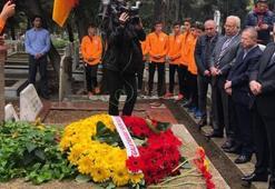 Galatasaray Ali Sami Yen'i mezarı başında andı