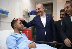 Bakan Soylu, yaralı askerleri ziyaret etti