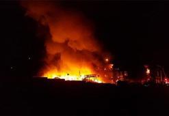 Bursa’da geri dönüşüm fabrikasında büyük yangın!