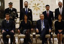 Dört ülkenin büyükelçisinden Cumhurbaşkanı Erdoğan'a güven mektubu