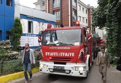 Pendik'te hastanede yangın