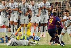 Barcelona-Inter maçına damga vuran an!