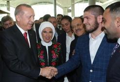 Cumhurbaşkanı Erdoğan, Khabib Nurmagomedov'la görüştü
