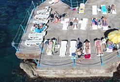 Antalya'da turistler denize doymuyor