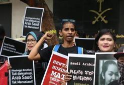 Endonezya’da Suudi Arabistan’daki idam protesto edildi