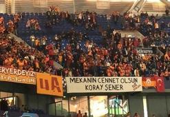 ultrAslan'dan Koray Şener pankartı