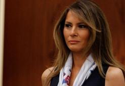 Melania Trump uçakta bunu yapınca...