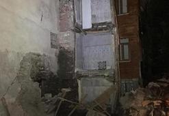 İstanbul'da iki bina çökme riski nedeniyle boşaltıldı
