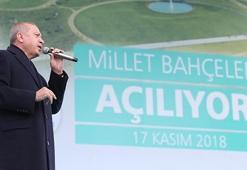 Cumhurbaşkanı Erdoğan İstanbul'da Millet Bahçeleri açılışını yaptı