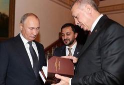 Cumhurbaşkanı Erdoğan'dan Putin'e hediye
