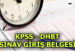 KPSS - DHBT sınav giriş yerleri belli oldu! DHBT sınav giriş belgesi nasıl alınır?