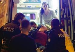 Gece kulübü önünde silahlı kavga