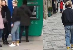 Taksim'de ATM sırasında bir dünya yıldızı