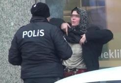 Şüpheli kadın gözaltına alındı