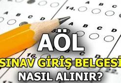 Açık Lise sınav giriş belgesi nasıl alınır? AÖL sınavları ne zaman?