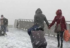 İstanbul'da kar yağışı başladı