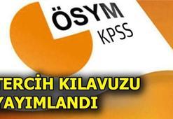KPSS tercih kılavuzu yayımlandı! ÖSYM giriş