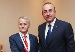 Çavuşoğlu Doha'da De Mistura ve Kırımoğlu ile bir araya geldi