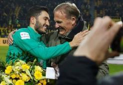 Nuri Şahin, Dortmund'da çiçeklerle karşılandı