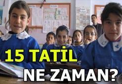 15 Tatil ne zaman? MEB sömestr tarihini açıkladı
