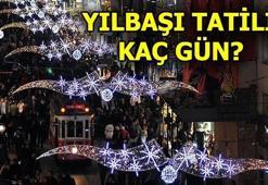 Yılbaşında kaç gün tatil olacak? 1 Ocak Salı resmi tatil mi?