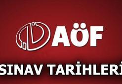 AÖF sınavları ne zaman? 2019 AÖF sınav tarihleri belli oldu