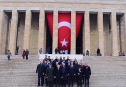 Galatasaray Kulübü'nden Anıtkabir'e ziyaret
