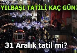 31 Aralık Pazartesi tatil mi? Yılbaşı tatili kaç gün?