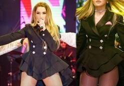 Hadise'nin konser elbisesi büyük beğeni topladı