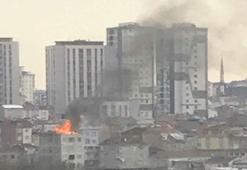 Bağcılar'da korkutan yangın!