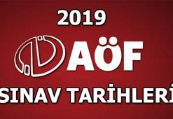 AÖF final sınavları ne zaman yapılacak? 2019 AÖF finalleri