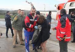 Samsun açıklarında gemi battı