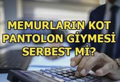 Memurlar kot pantolon giyebilir mi? Memurlara kot serbest mi?